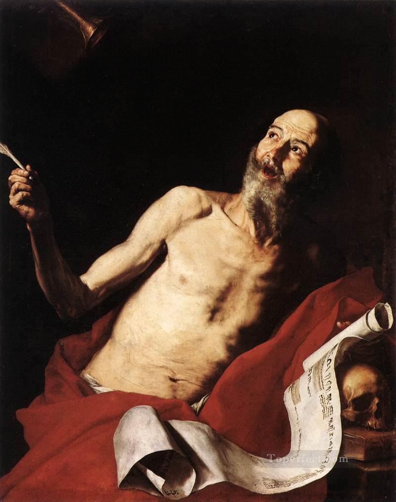 San Jerónimo Tenebrismo Jusepe de Ribera Pintura al óleo